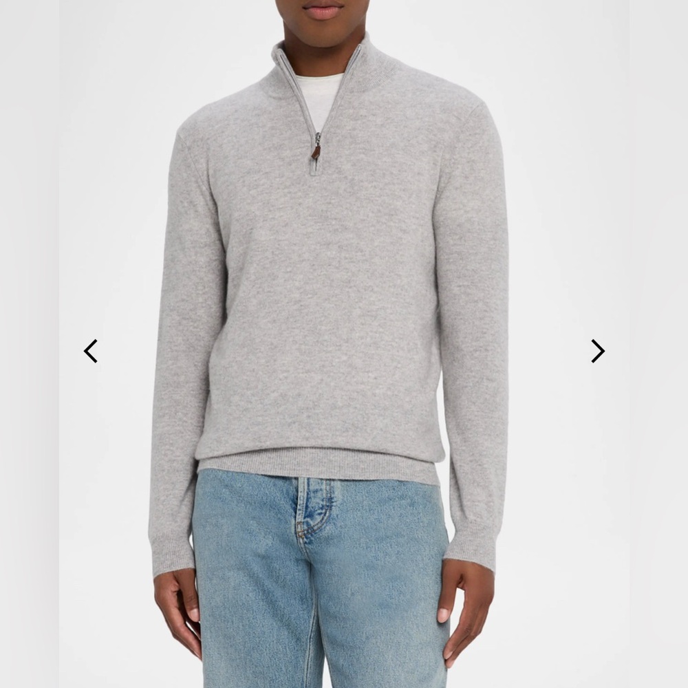 Hardly Worn, Men's Cashmere Quarter-Zip Sweater (Neiman Marcus)
